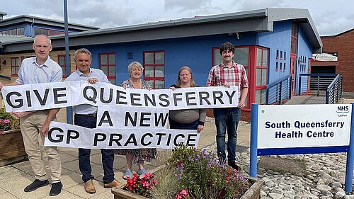 Lib Dem Team Campaigning for a new GP practice